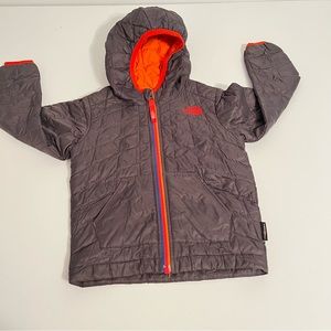 The North Face Thermoball Toddler Jacket Size 3 T Grey / Orange